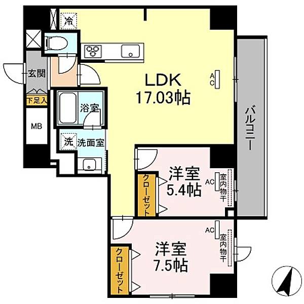 (仮)D-room泊 401
